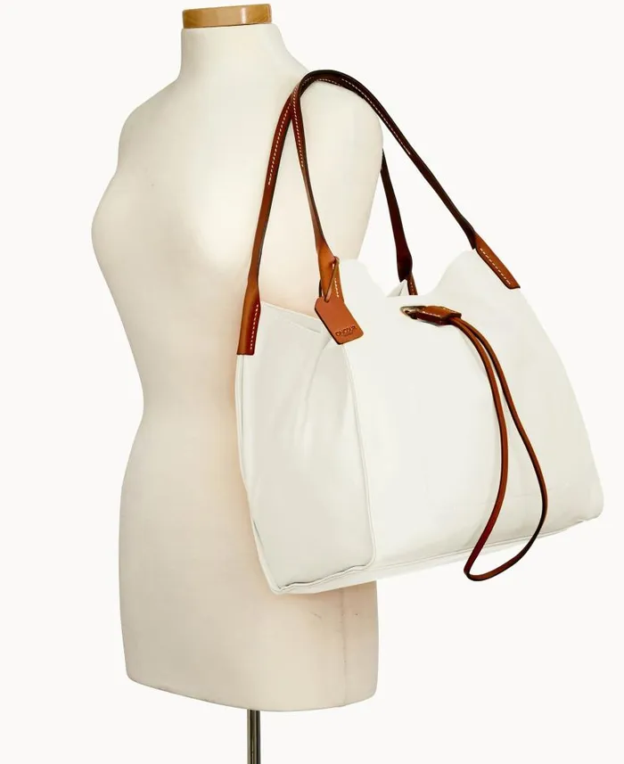 Dooney and Bourke Oncour Elba Full Up Two Pure White WomenMen Shoulder Bags