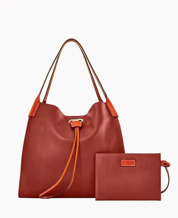 Dooney and Bourke Oncour Roux Polo Full Up Bordeaux WomenMen Shoulder Bags