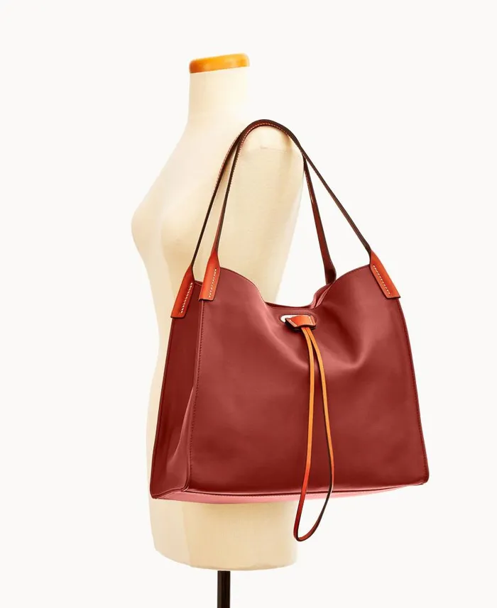 Dooney and Bourke Oncour Roux Polo Full Up Bordeaux WomenMen Shoulder Bags