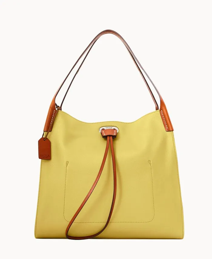 Dooney and Bourke Oncour Twist Full Up Two Butter WomenMen Shoulder Bags