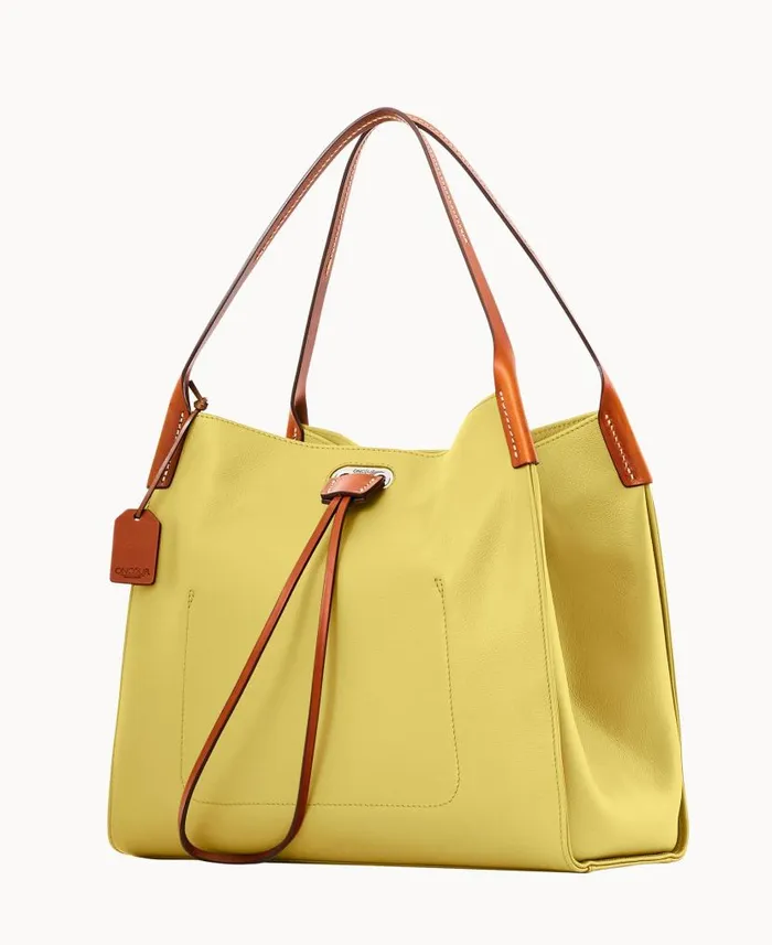 Dooney and Bourke Oncour Twist Full Up Two Butter WomenMen Shoulder Bags