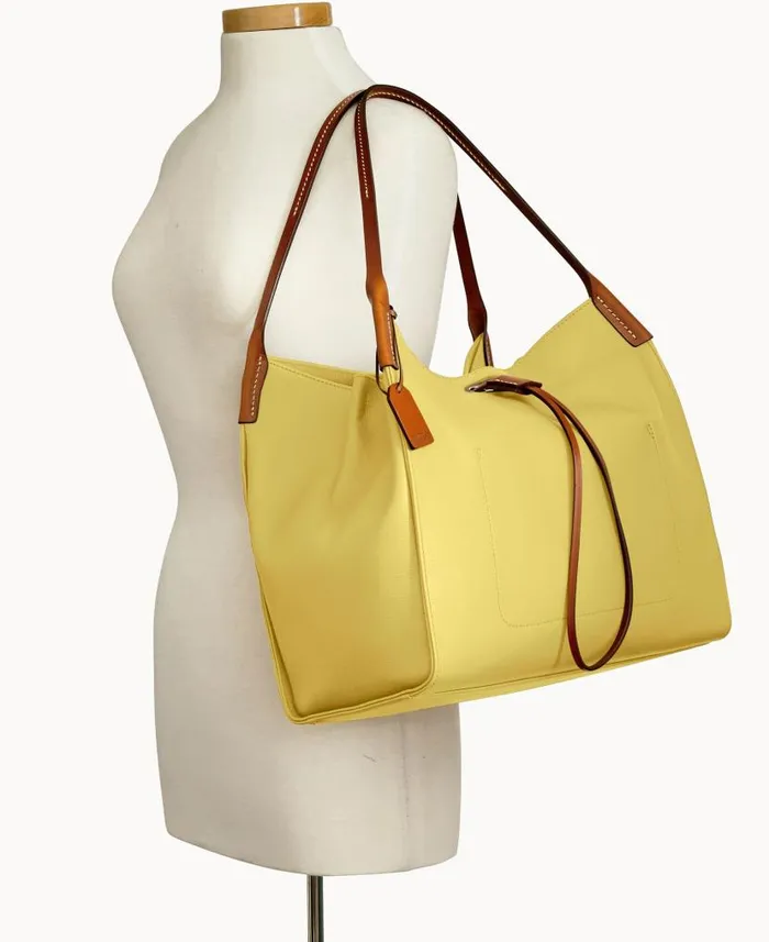 Dooney and Bourke Oncour Twist Full Up Two Butter WomenMen Shoulder Bags