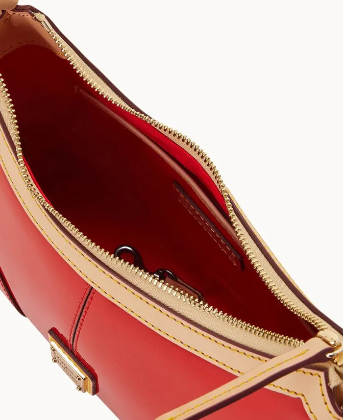 Dooney and Bourke Patent Baguette Red WomenMen Shoulder Bags