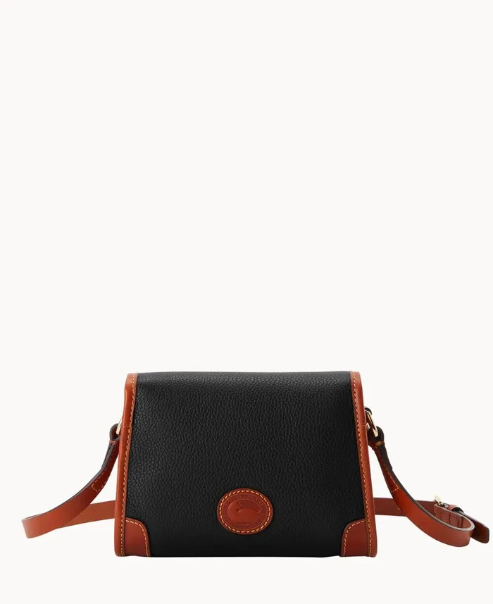 Dooney and Bourke Pebble Grain 20 Crossbody Black WomenMen Crossbodies