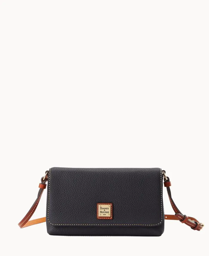 Dooney and Bourke Pebble Grain Becca Crossbody Black WomenMen Shoulder Bags