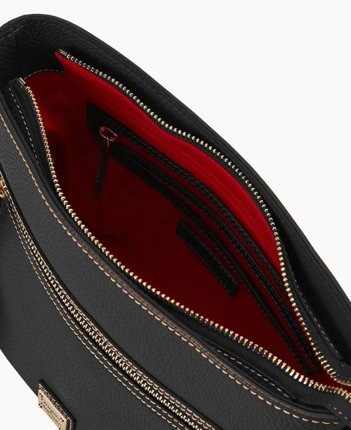 Dooney and Bourke Pebble Grain Lani Crossbody Black Black WomenMen Crossbodies Dooney and Bourke Pebble Grain Lani Crossbody Black Black WomenMen Crossbodies