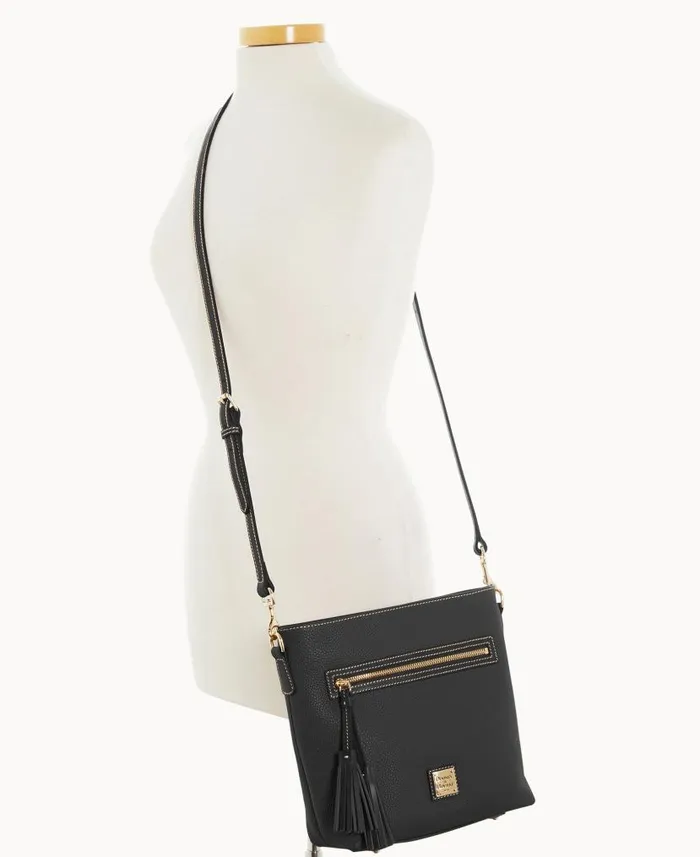 Dooney and Bourke Pebble Grain Lani Crossbody Black Black WomenMen Crossbodies Dooney and Bourke Pebble Grain Lani Crossbody Black Black WomenMen Crossbodies