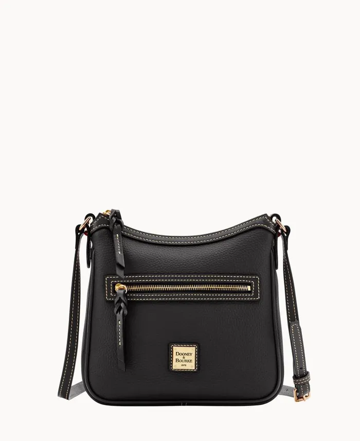 Dooney and Bourke Pebble Grain Pocket Crossbody Black Black WomenMen Crossbodies Dooney and Bourke Pebble Grain Pocket Crossbody Black Black WomenMen Crossbodies