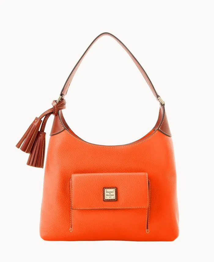 Dooney and Bourke Pebble Grain Small Hobo Clementine WomenMen Shoulder Bags