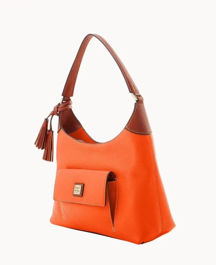 Dooney and Bourke Pebble Grain Small Hobo Clementine WomenMen Shoulder Bags