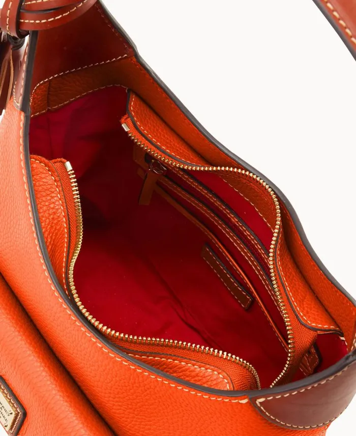 Dooney and Bourke Pebble Grain Small Hobo Clementine WomenMen Shoulder Bags
