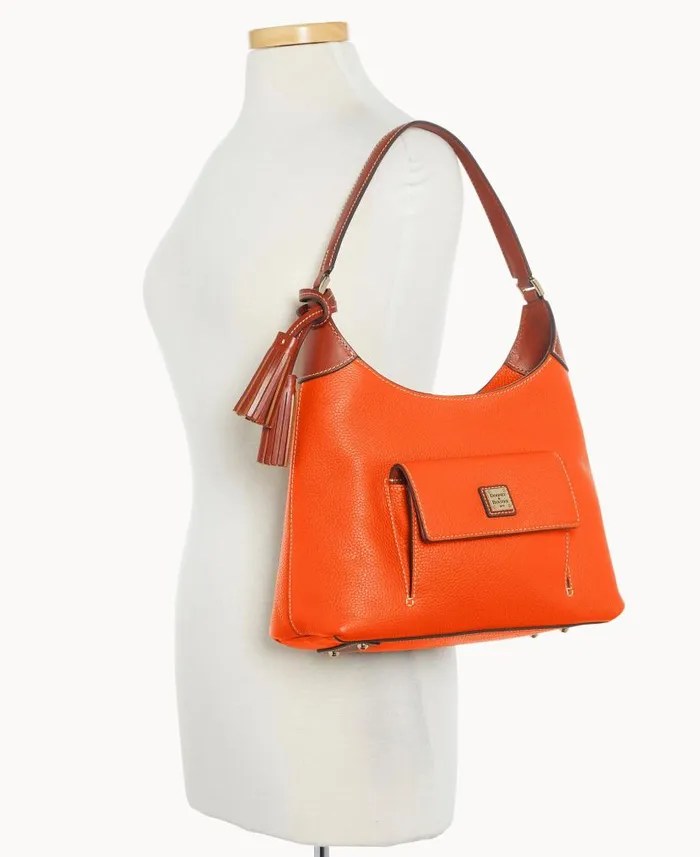Dooney and Bourke Pebble Grain Small Hobo Clementine WomenMen Shoulder Bags