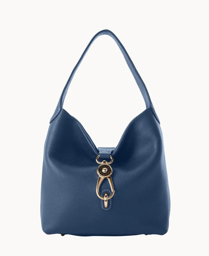 Dooney and Bourke Pebble Grain Small Logo Lock Sac Jeans WomenMen Shoulder Bags Dooney and Bourke Pebble Grain Small Logo Lock Sac Jeans WomenMen Shoulder Bags