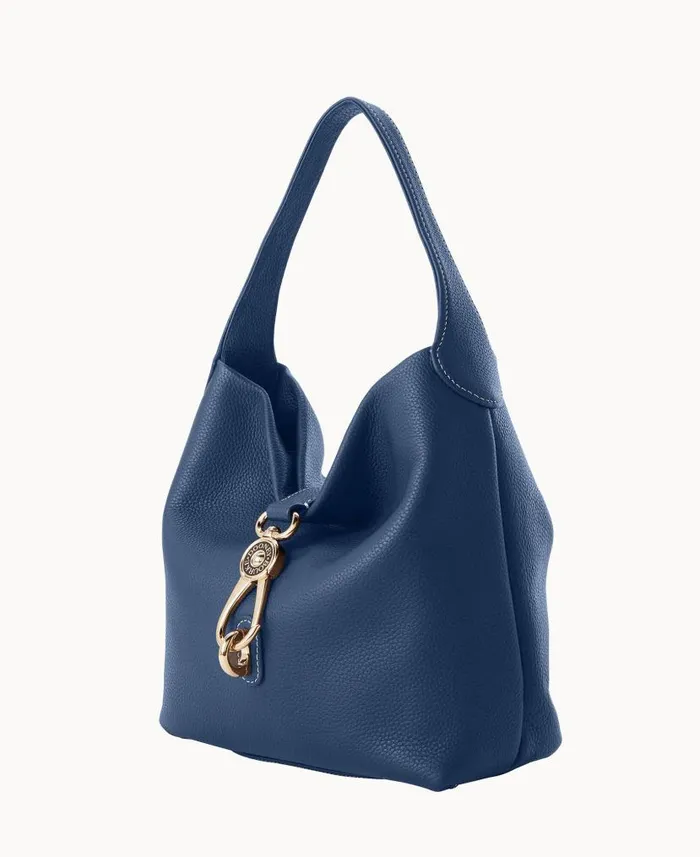 Dooney and Bourke Pebble Grain Small Logo Lock Sac Jeans WomenMen Shoulder Bags Dooney and Bourke Pebble Grain Small Logo Lock Sac Jeans WomenMen Shoulder Bags