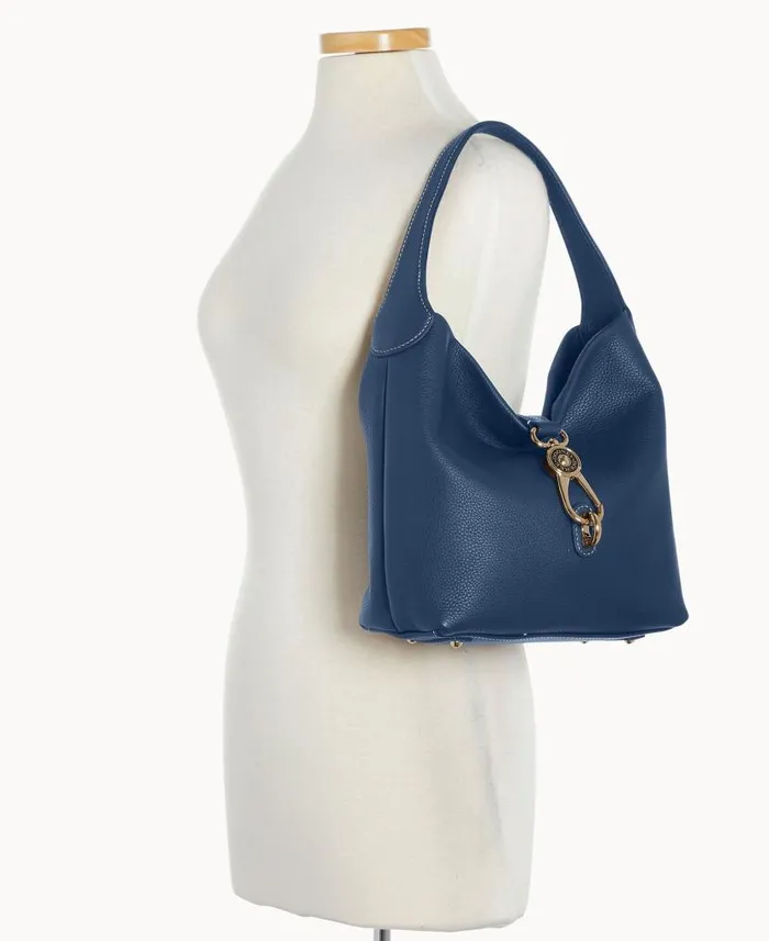 Dooney and Bourke Pebble Grain Small Logo Lock Sac Jeans WomenMen Shoulder Bags Dooney and Bourke Pebble Grain Small Logo Lock Sac Jeans WomenMen Shoulder Bags