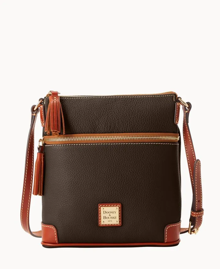 Dooney and Bourke Pebble Grain Small Tassel Crossbody Brown Tmoro WomenMen Crossbodies Dooney and Bourke Pebble Grain Small Tassel Crossbody Brown Tmoro WomenMen Crossbodies