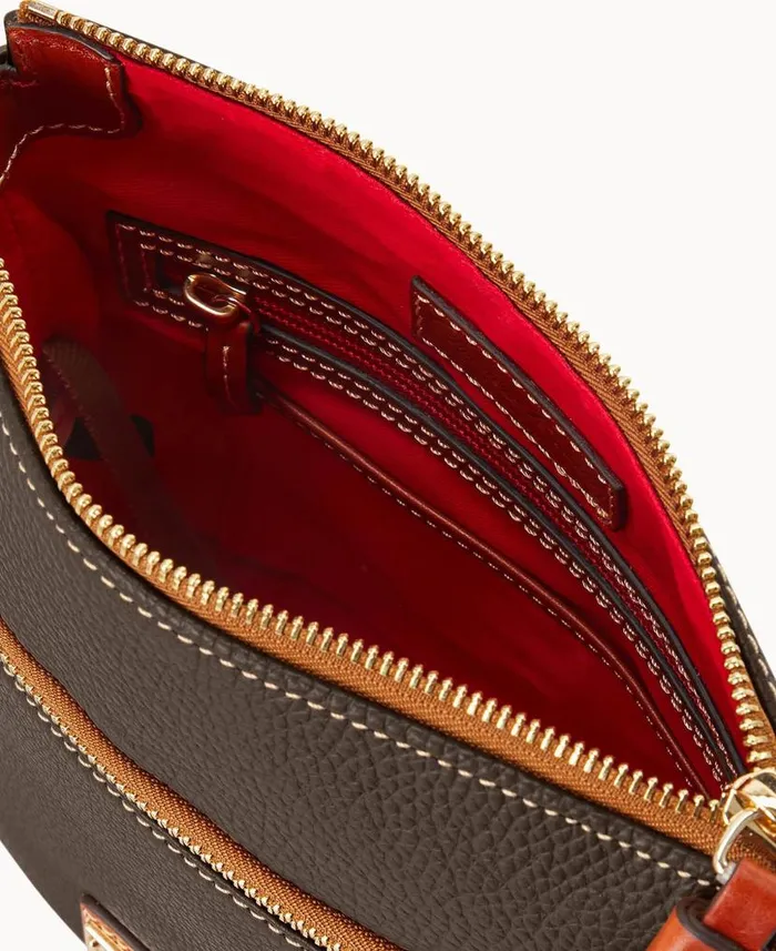Dooney and Bourke Pebble Grain Small Tassel Crossbody Brown Tmoro WomenMen Crossbodies Dooney and Bourke Pebble Grain Small Tassel Crossbody Brown Tmoro WomenMen Crossbodies