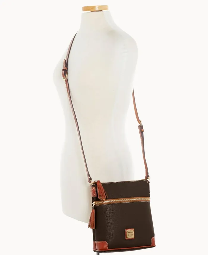 Dooney and Bourke Pebble Grain Small Tassel Crossbody Brown Tmoro WomenMen Crossbodies Dooney and Bourke Pebble Grain Small Tassel Crossbody Brown Tmoro WomenMen Crossbodies