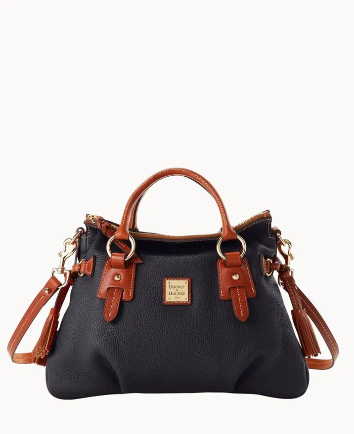 Dooney and Bourke Pebble Grain Stanwich Satchel Black WomenMen Satchels
