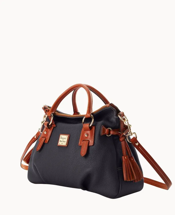 Dooney and Bourke Pebble Grain Stanwich Satchel Black WomenMen Satchels