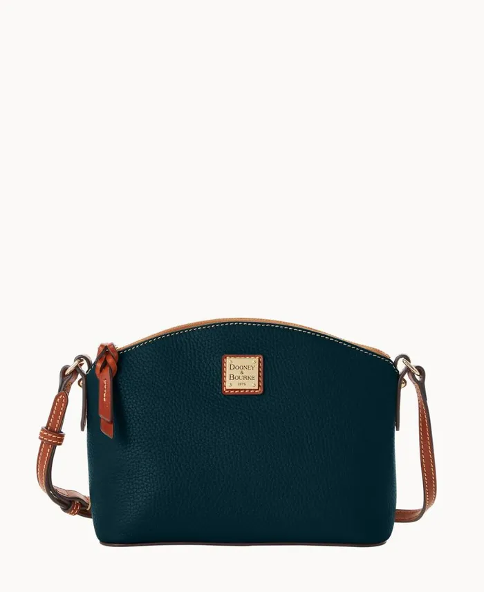 Dooney and Bourke Pebble Grain Suki Crossbody Black WomenMen Crossbodies