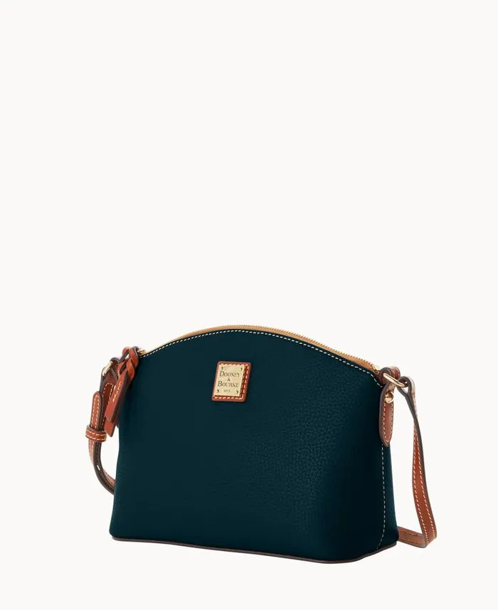 Dooney and Bourke Pebble Grain Suki Crossbody Black WomenMen Crossbodies