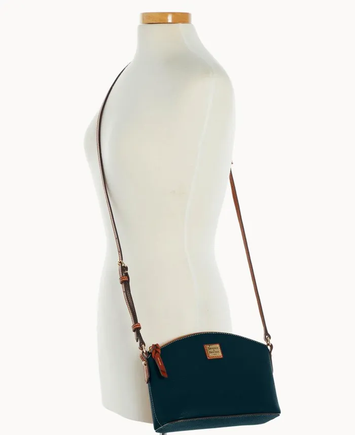 Dooney and Bourke Pebble Grain Suki Crossbody Black WomenMen Crossbodies