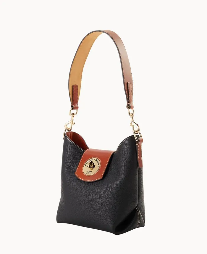 Dooney and Bourke Pebble Turnlock Sac 22 Black WomenMen Shoulder Bags