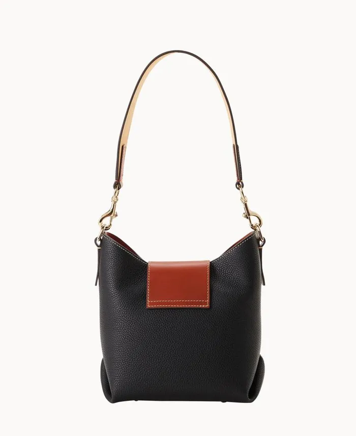Dooney and Bourke Pebble Turnlock Sac 22 Black WomenMen Shoulder Bags