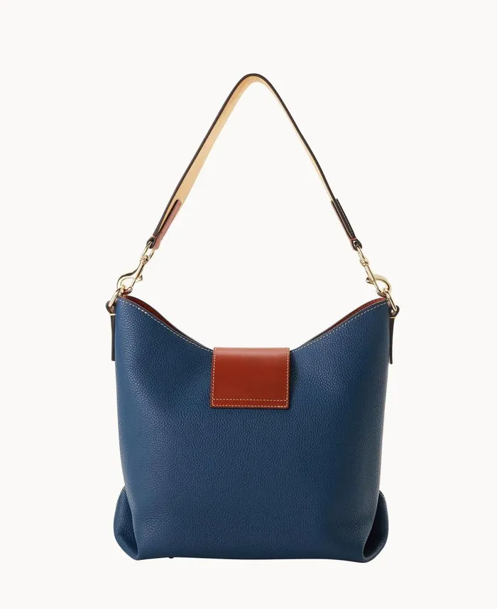 Dooney and Bourke Pebble Turnlock Sac 30 Jeans WomenMen Shoulder Bags