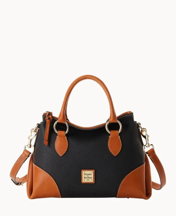 Dooney and Bourke Pebble With Florentine Trim Satchel 30 Black WomenMen Satchels Dooney and Bourke Pebble With Florentine Trim Satchel 30 Black WomenMen Satchels