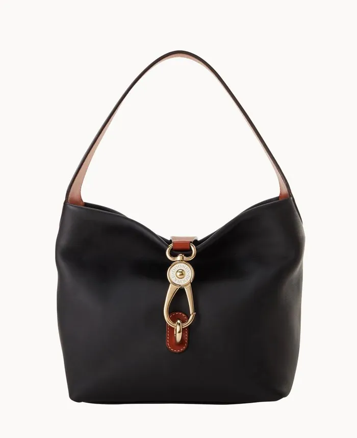 Dooney and Bourke Penrose Logo Lock Shoulder Bag Black WomenMen Shoulder Bags Dooney and Bourke Penrose Logo Lock Shoulder Bag Black WomenMen Shoulder Bags