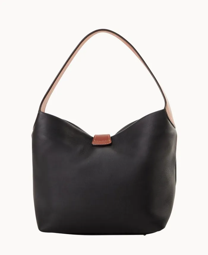 Dooney and Bourke Penrose Logo Lock Shoulder Bag Black WomenMen Shoulder Bags Dooney and Bourke Penrose Logo Lock Shoulder Bag Black WomenMen Shoulder Bags