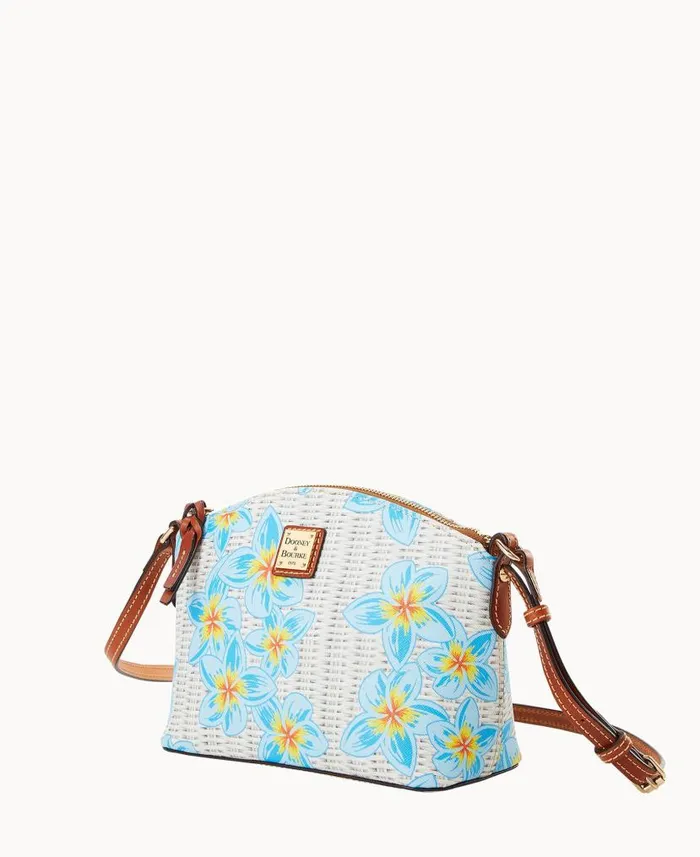 Dooney and Bourke Plumeria Suki Crossbody Sky Blue White WomenMen Crossbodies Dooney and Bourke Plumeria Suki Crossbody Sky Blue White WomenMen Crossbodies