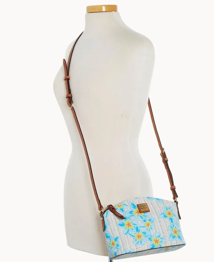 Dooney and Bourke Plumeria Suki Crossbody Sky Blue White WomenMen Crossbodies Dooney and Bourke Plumeria Suki Crossbody Sky Blue White WomenMen Crossbodies