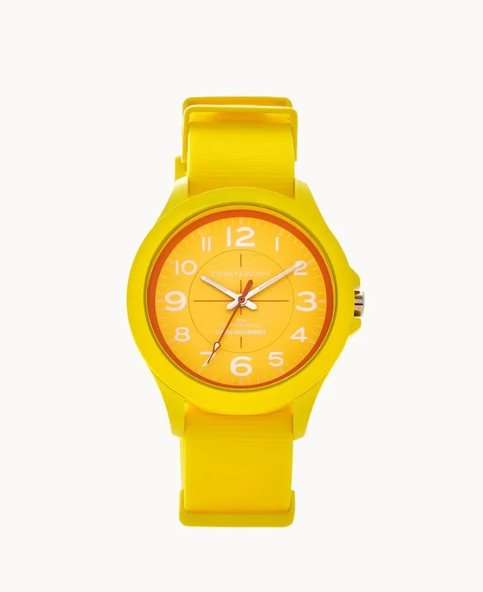 Dooney and Bourke Poppy Sport Watch Yellow WomenMen Watches