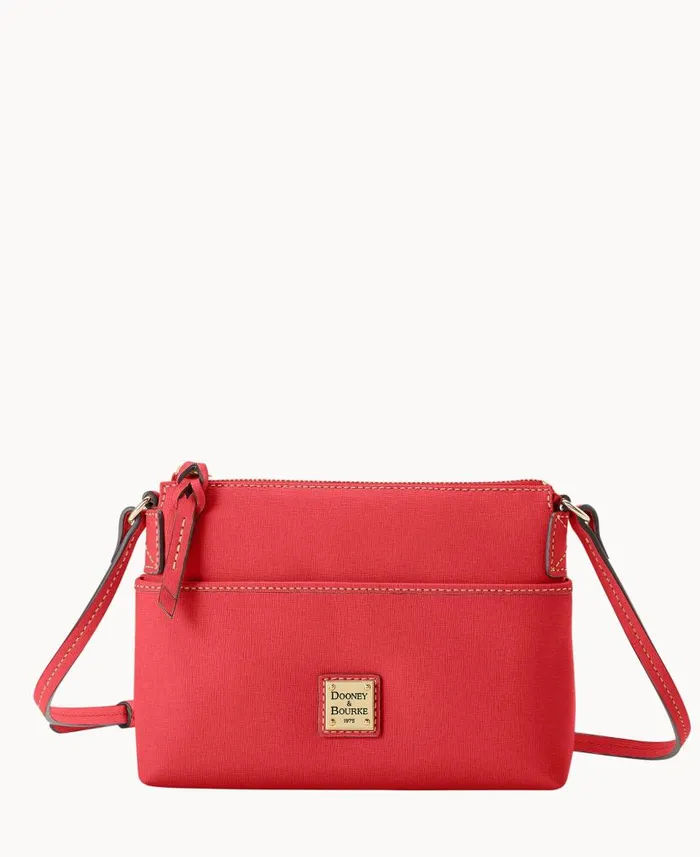 Dooney and Bourke Saffiano Katie Crossbody Tomato WomenMen Crossbodies