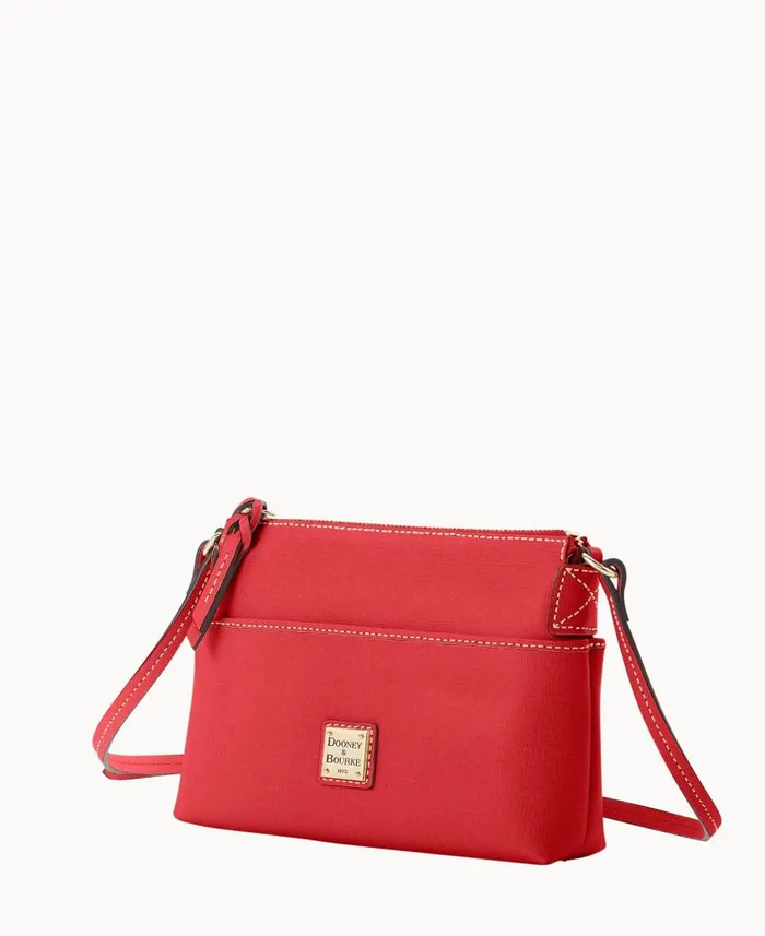Dooney and Bourke Saffiano Katie Crossbody Tomato WomenMen Crossbodies