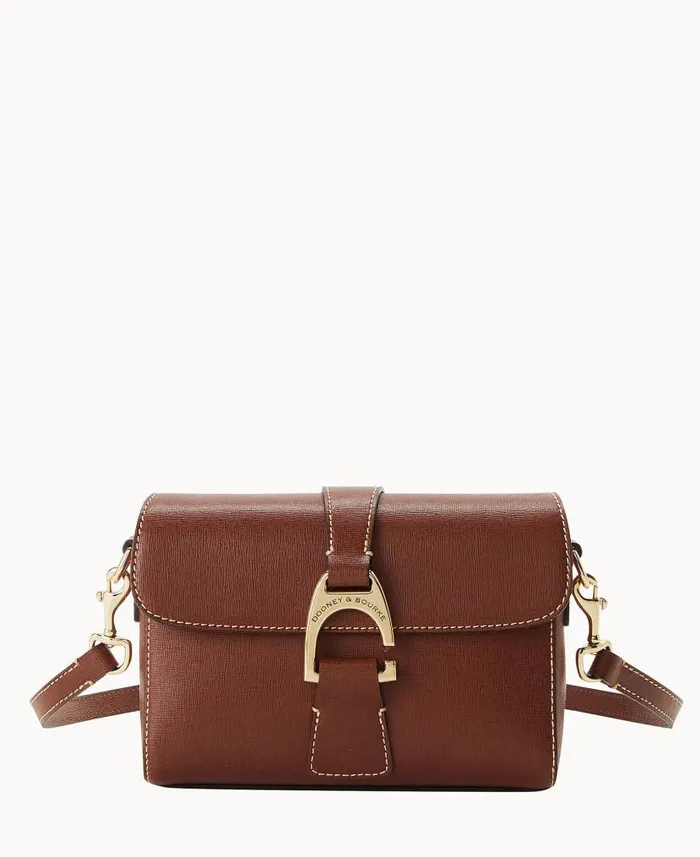 Dooney and Bourke Saffiano Kyra Bag Amber WomenMen Shoulder Bags