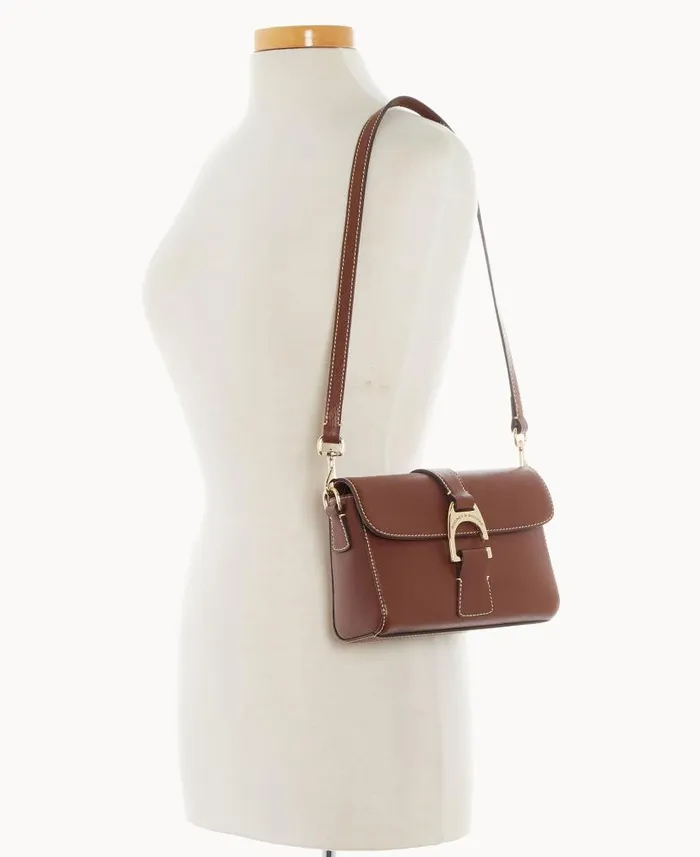 Dooney and Bourke Saffiano Kyra Bag Amber WomenMen Shoulder Bags