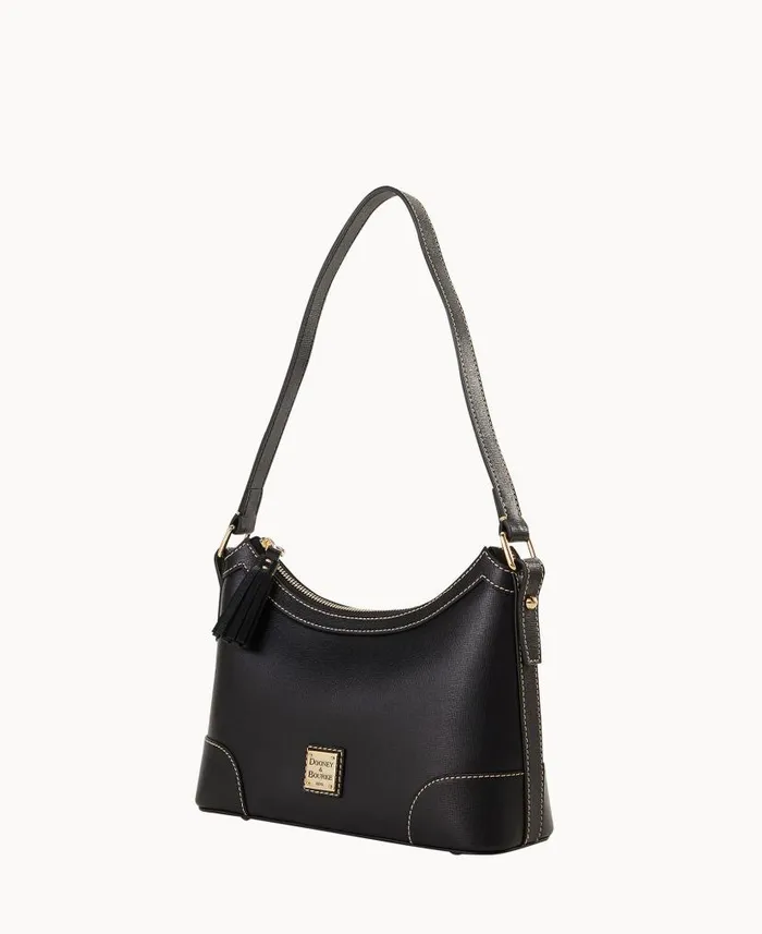 Dooney and Bourke Saffiano Shoulder Bag Black WomenMen Shoulder Bags