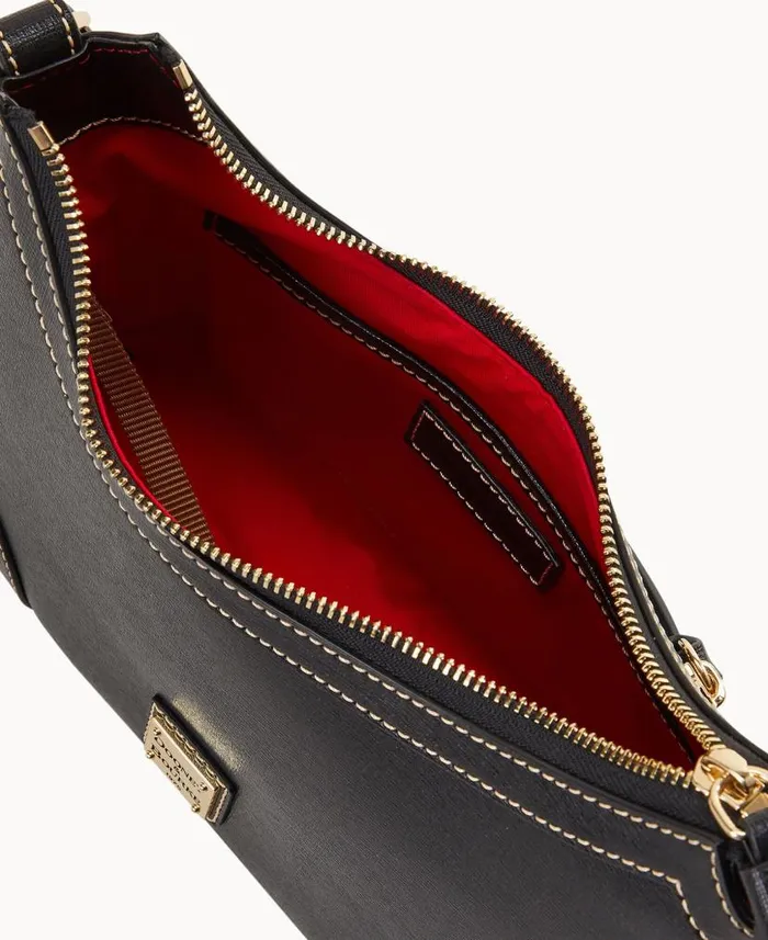 Dooney and Bourke Saffiano Shoulder Bag Black WomenMen Shoulder Bags
