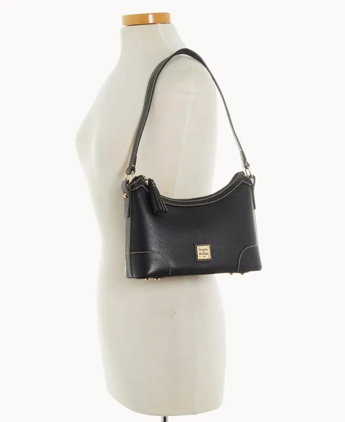 Dooney and Bourke Saffiano Shoulder Bag Black WomenMen Shoulder Bags