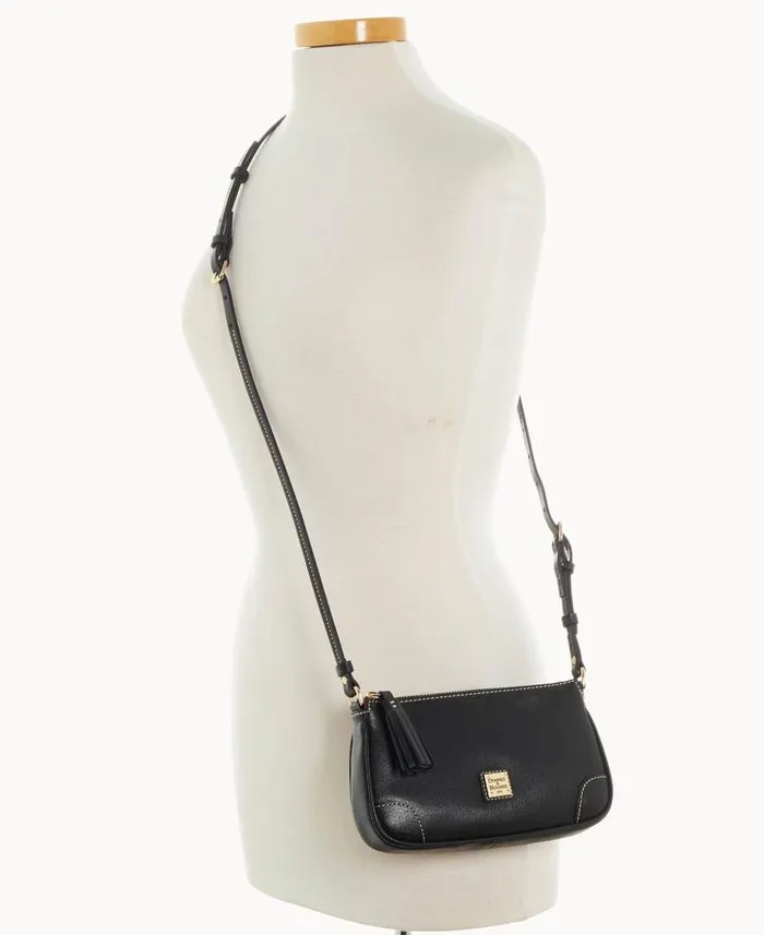 Dooney and Bourke Saffiano Slim Crossbody Black WomenMen Crossbodies