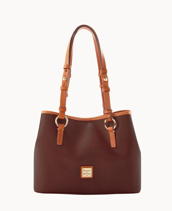 Dooney and Bourke Saffiano Small Briana Amber WomenMen Satchels