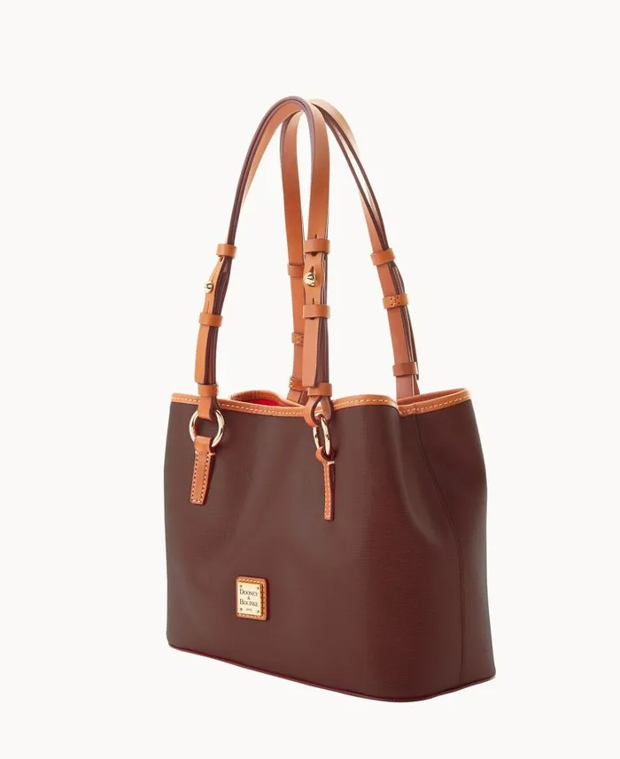 Dooney and Bourke Saffiano Small Briana Amber WomenMen Satchels