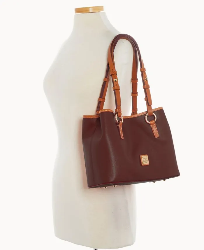 Dooney and Bourke Saffiano Small Briana Amber WomenMen Satchels