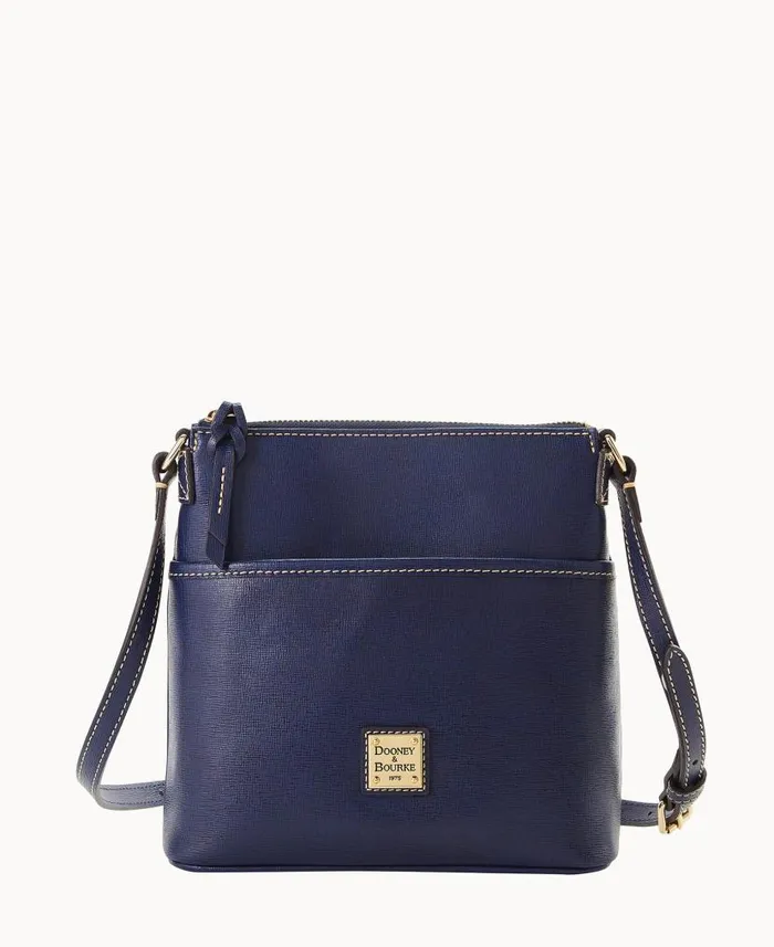 Dooney and Bourke Saffiano Small Everyday Crossbody Marine WomenMen Crossbodies Dooney and Bourke Saffiano Small Everyday Crossbody Marine WomenMen Crossbodies