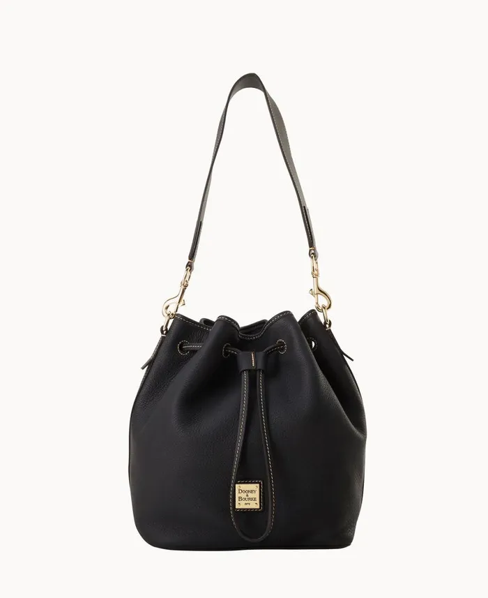 Dooney and Bourke Sorrento Drawstring Black WomenMen Shoulder Bags