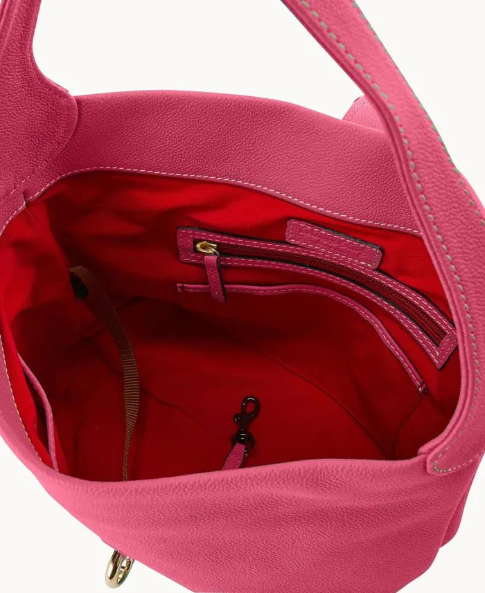 Dooney and Bourke Sorrento Logo Lock Shoulder Bag Fuchsia WomenMen Shoulder Bags Dooney and Bourke Sorrento Logo Lock Shoulder Bag Fuchsia WomenMen Shoulder Bags